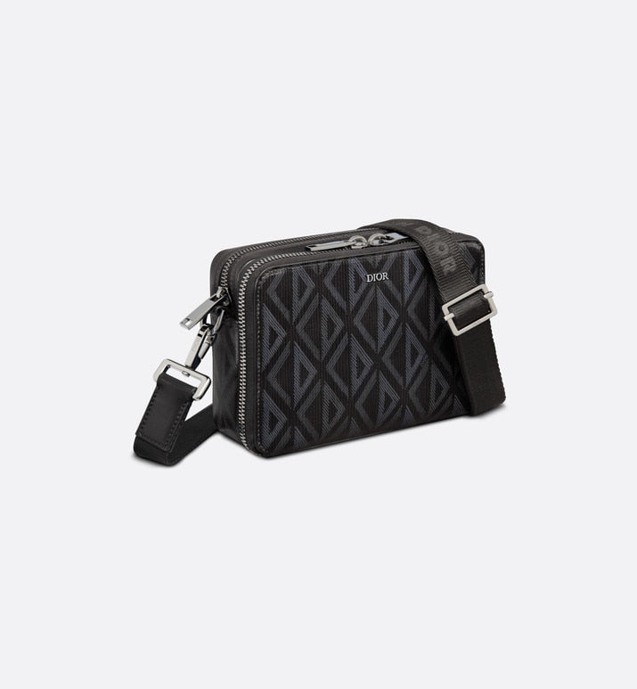 Messenger Pouch • Black CD Diamond Canvas