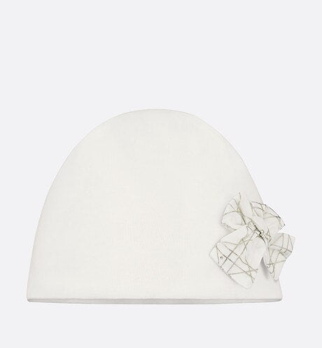 Newborn Gift Set • Ivory and Gold-Tone Cannage Poplin and Cotton Interlock