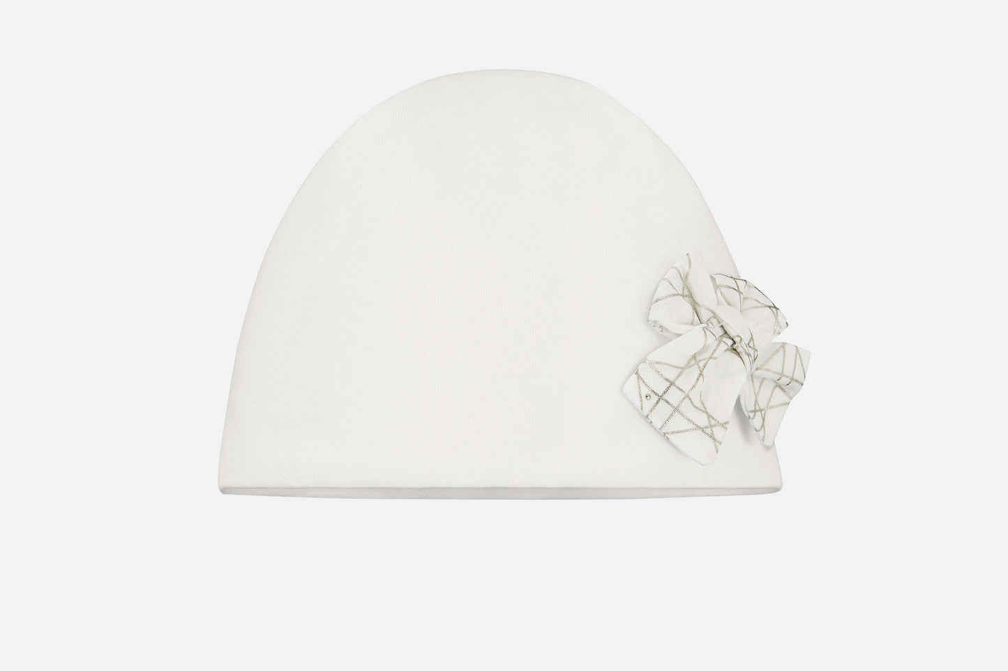 Newborn Gift Set • Ivory and Gold-Tone Cannage Poplin and Cotton Interlock