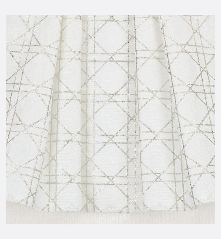 Newborn Gift Set • Ivory and Gold-Tone Cannage Poplin and Cotton Interlock