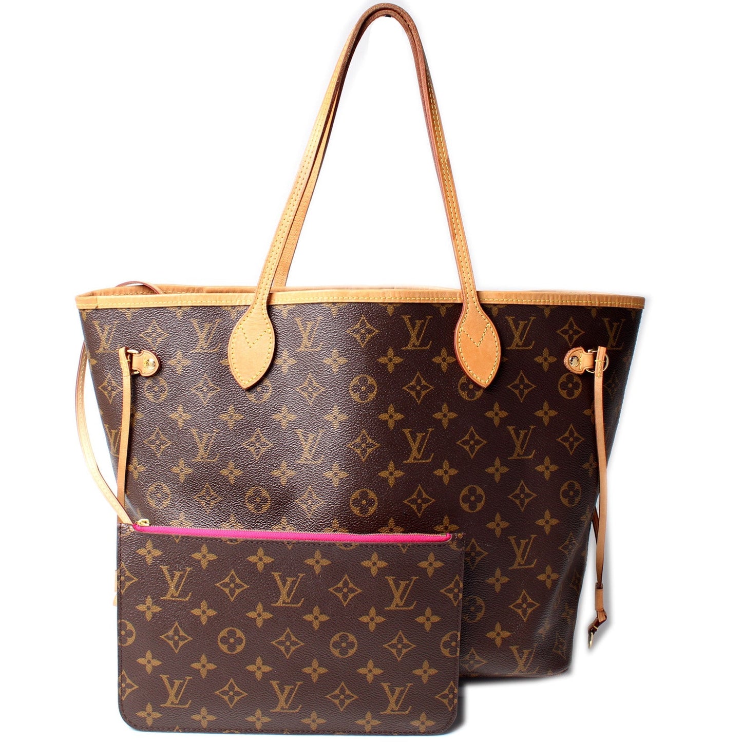 NEverfull MM W/ Wallet Monogram