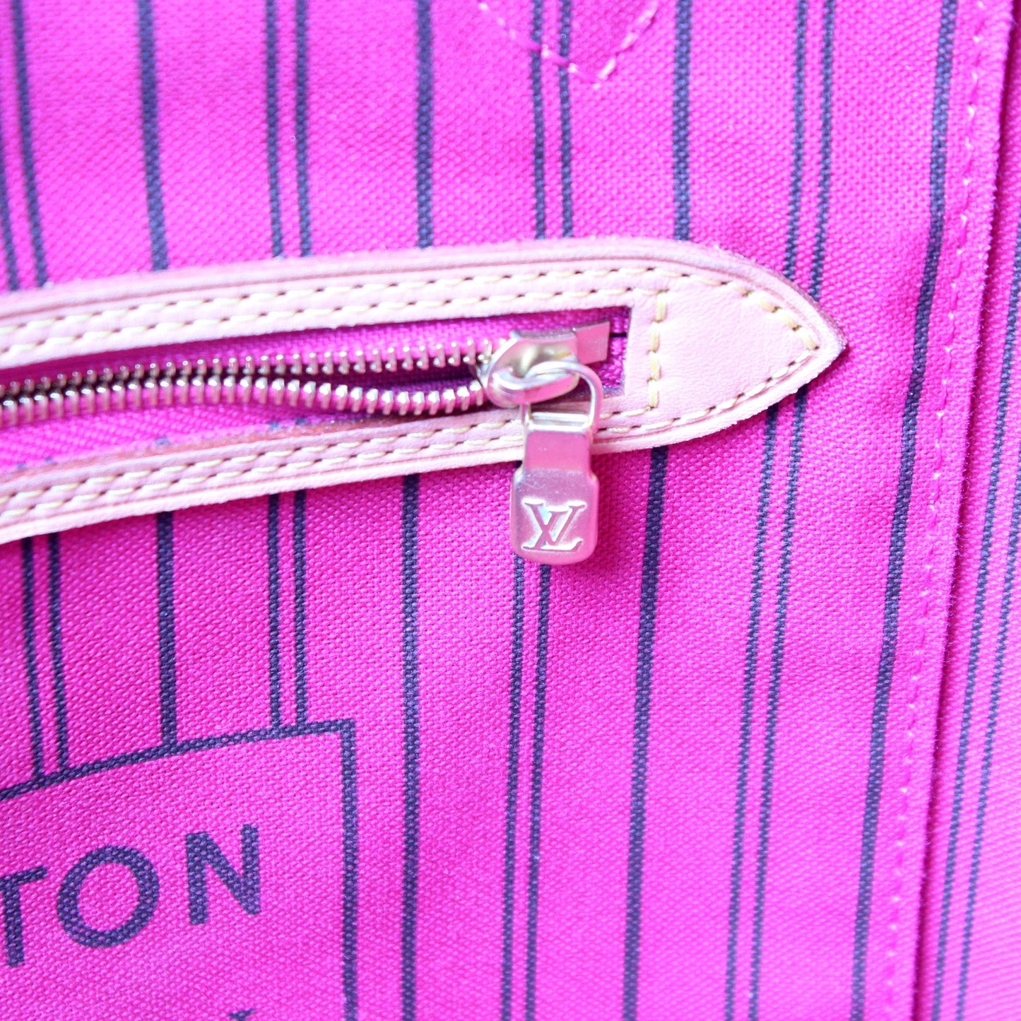 NEverfull MM W/ Wallet Monogram