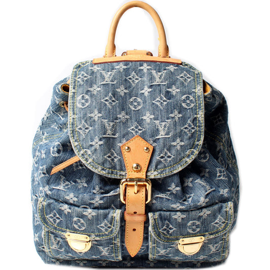 Sac A Dos Denim Backpack