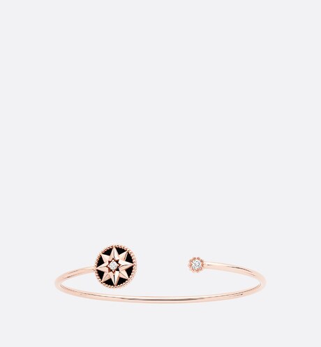 Rose Des Vents Bracelet • Pink Gold, Diamonds and Onyx