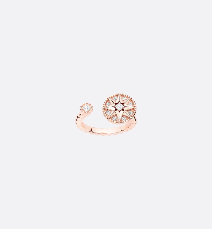 Rose Des Vents Ring • Pink Gold and Diamonds