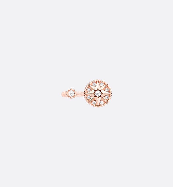 Rose Des Vents Ring • Pink Gold and Diamonds