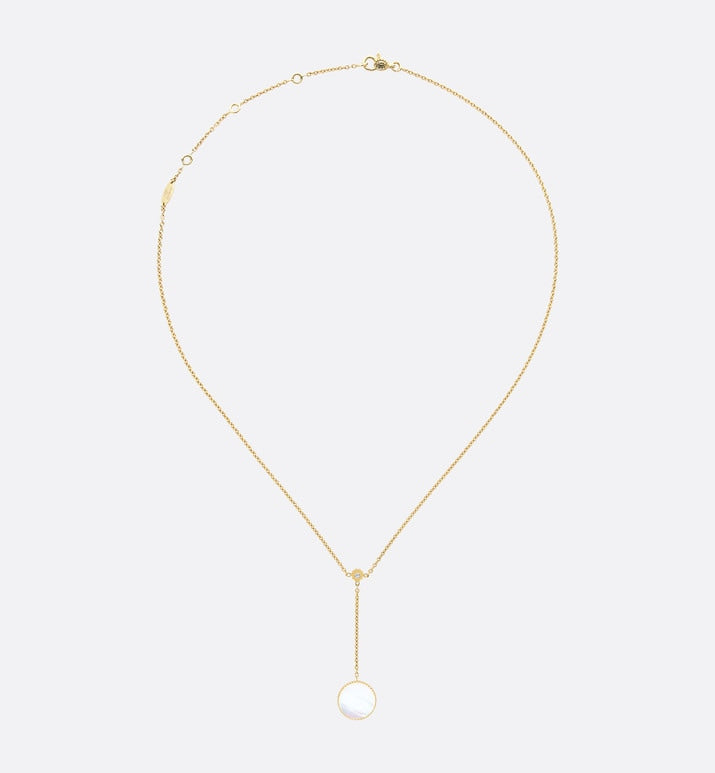 Rose Des Vents Necklace • Yellow Gold, Diamonds and Mother-of-Pearl