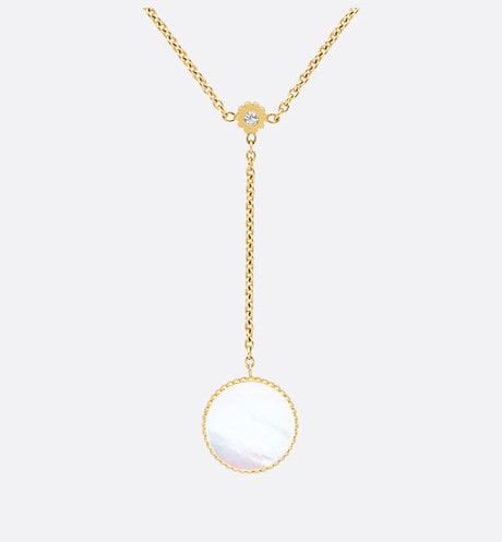 Rose Des Vents Necklace • Yellow Gold, Diamonds and Mother-of-Pearl