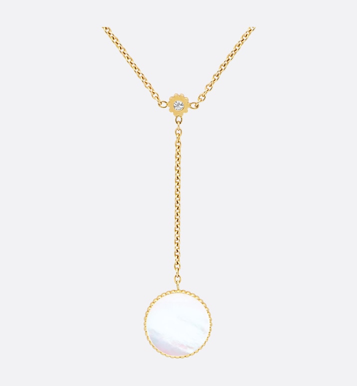 Rose Des Vents Necklace • Yellow Gold, Diamonds and Mother-of-Pearl