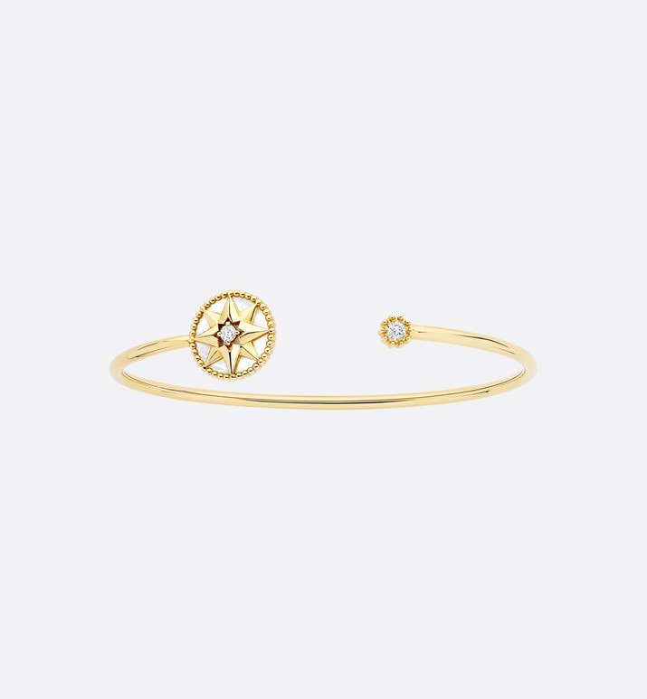 Rose Des Vents Bracelet • Yellow Gold, Diamonds and Mother-of-Pearl