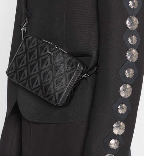 Messenger Pouch • Black CD Diamond Canvas