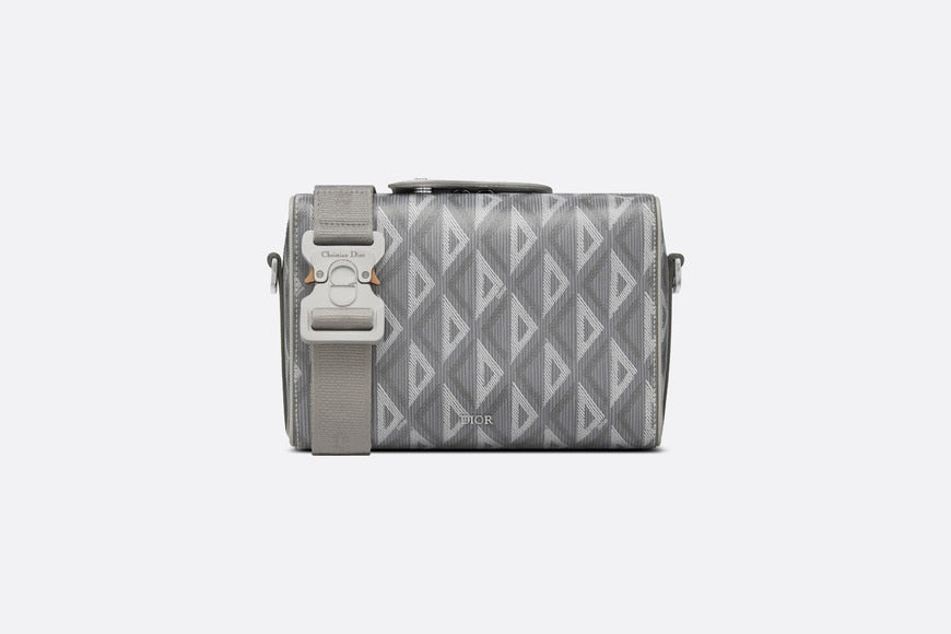Dior Lingot Pouch • Dior Gray CD Diamond Canvas and Smooth Calfskin