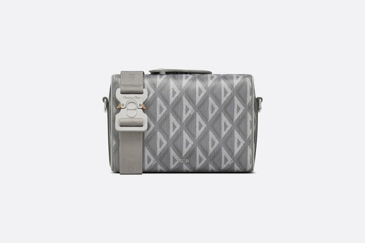 Dior Lingot Pouch • Dior Gray CD Diamond Canvas and Smooth Calfskin