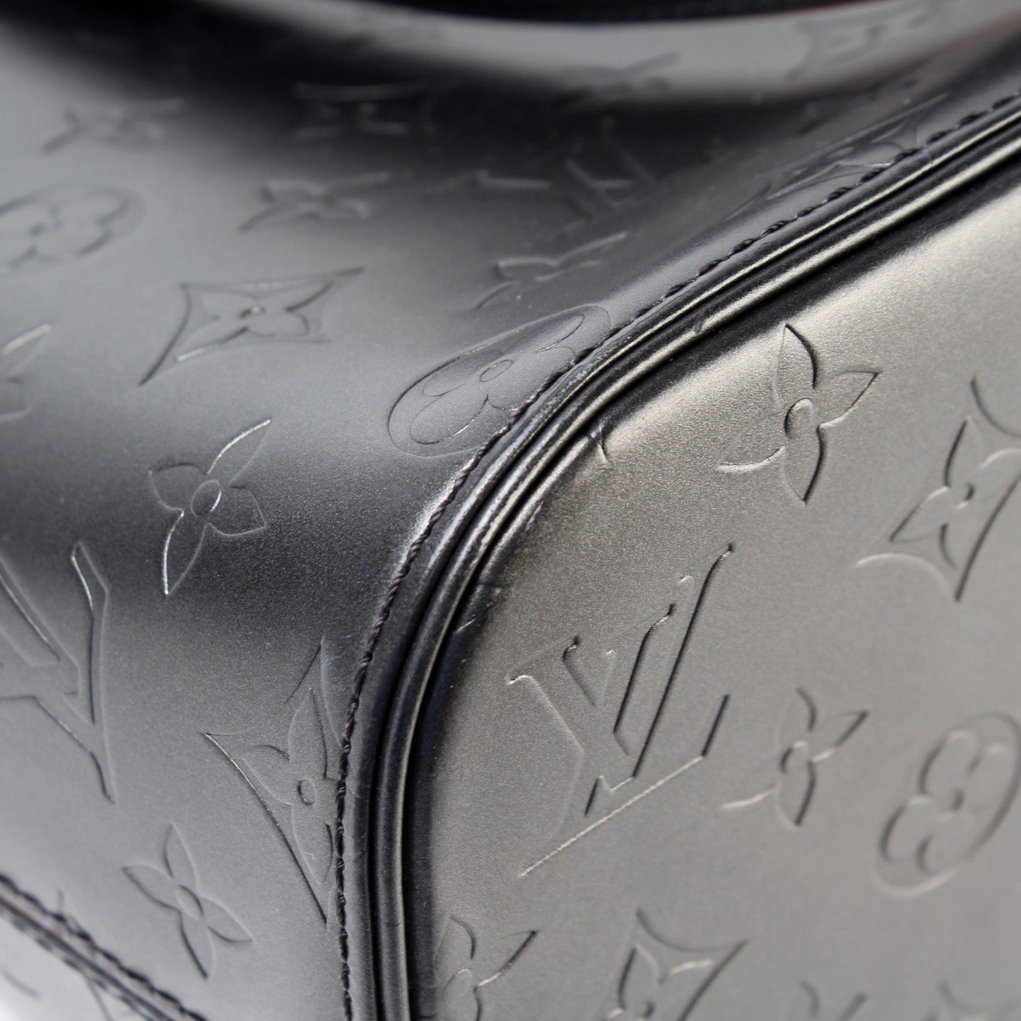 Stockton Monogram Mat Leather