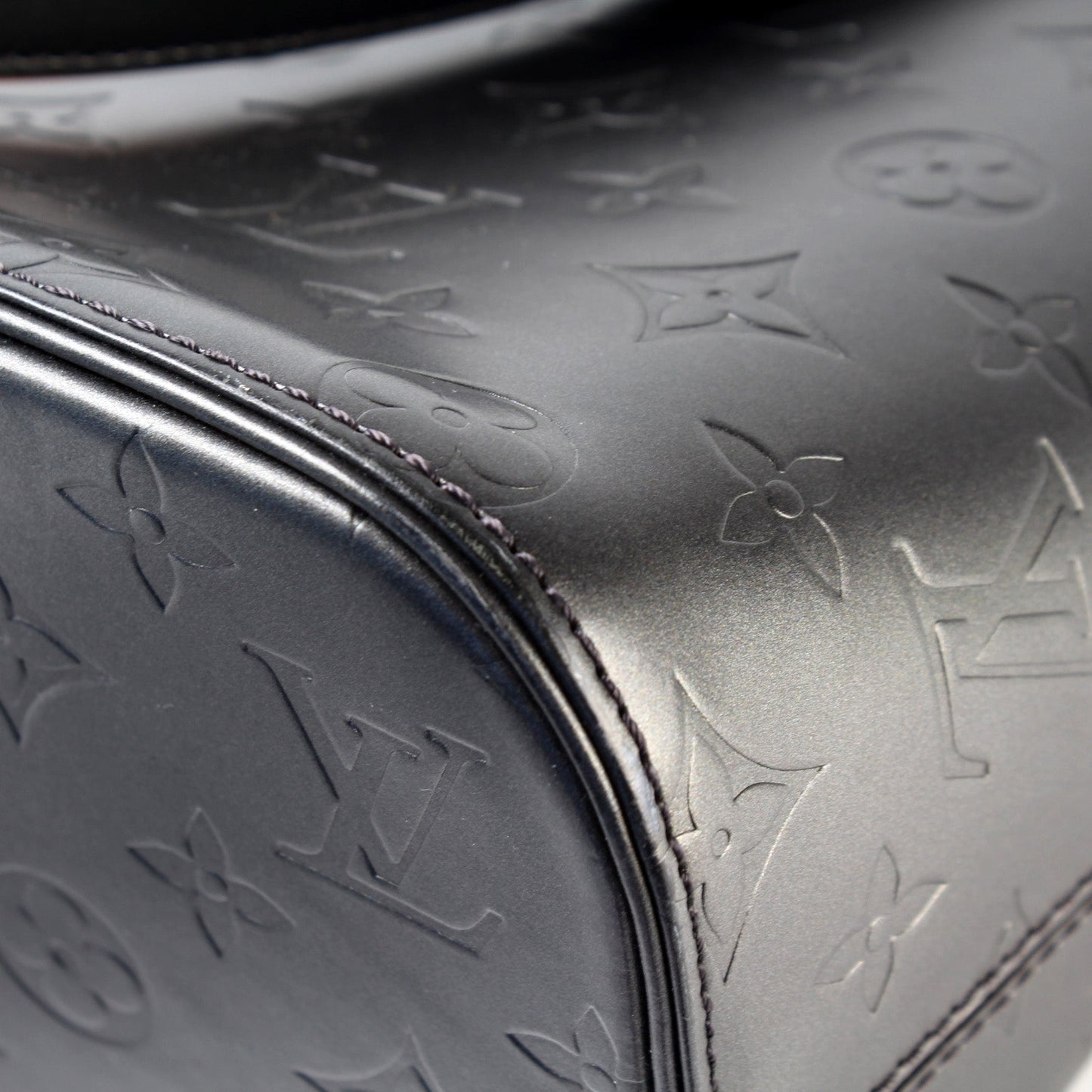 Stockton Monogram Mat Leather