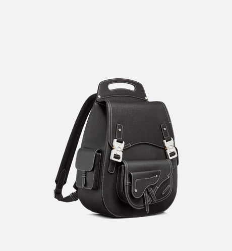 Maxi Gallop Backpack • Black Grained Calfskin