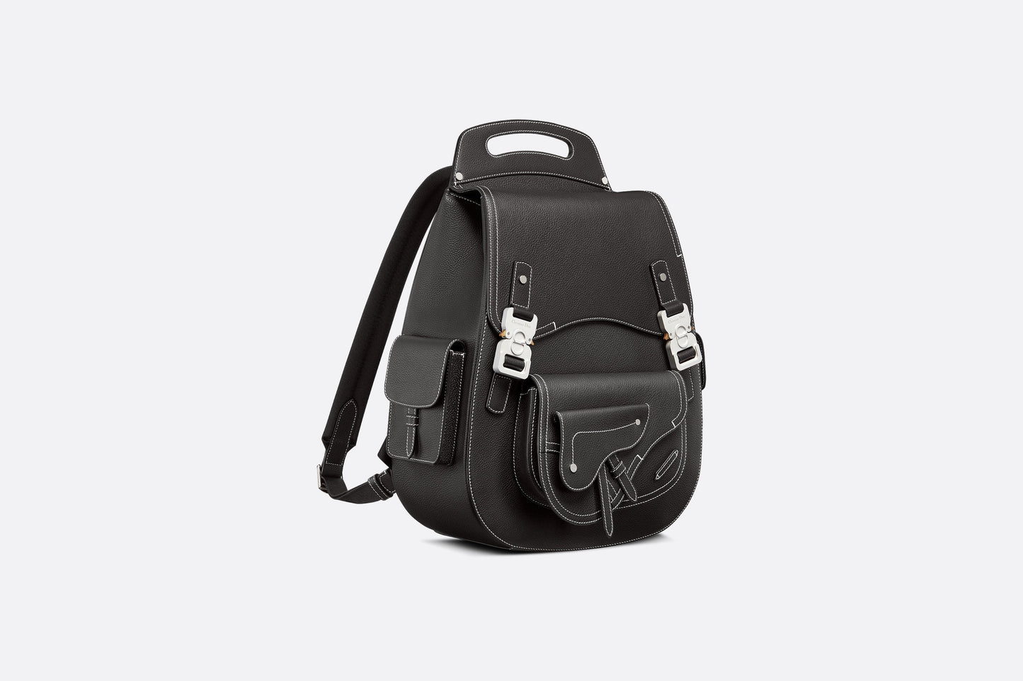 Maxi Gallop Backpack • Black Grained Calfskin