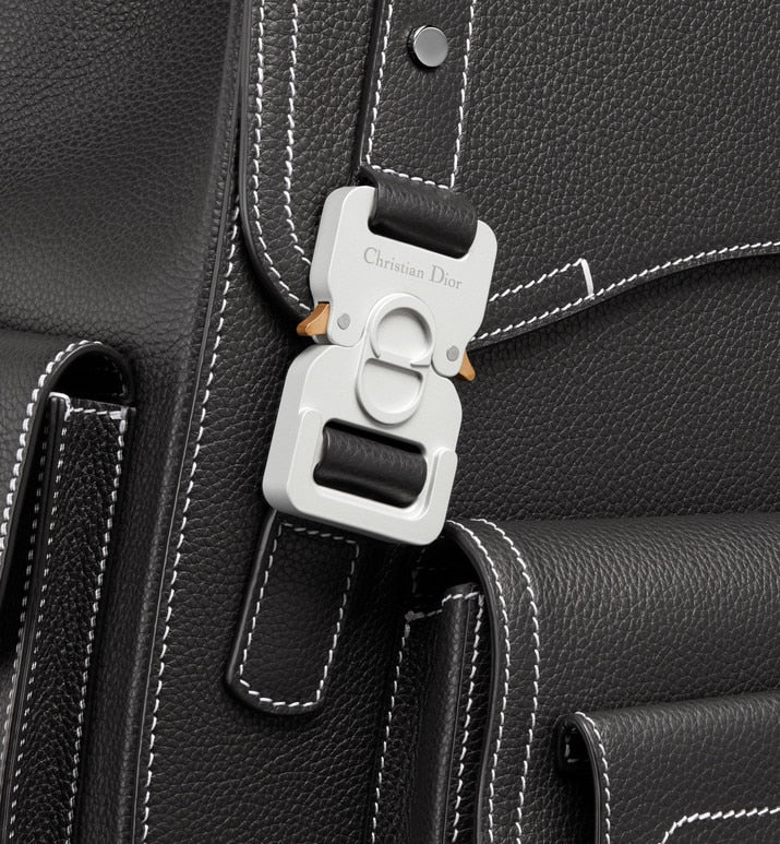 Maxi Gallop Backpack • Black Grained Calfskin