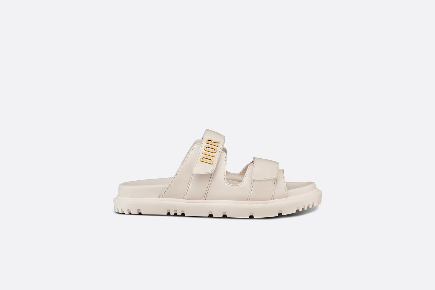 Dioract Slide • White Lambskin