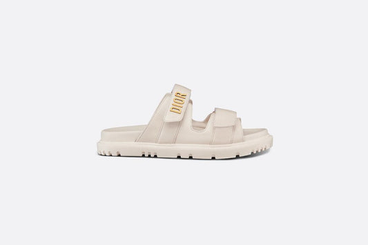Dioract Slide • White Lambskin