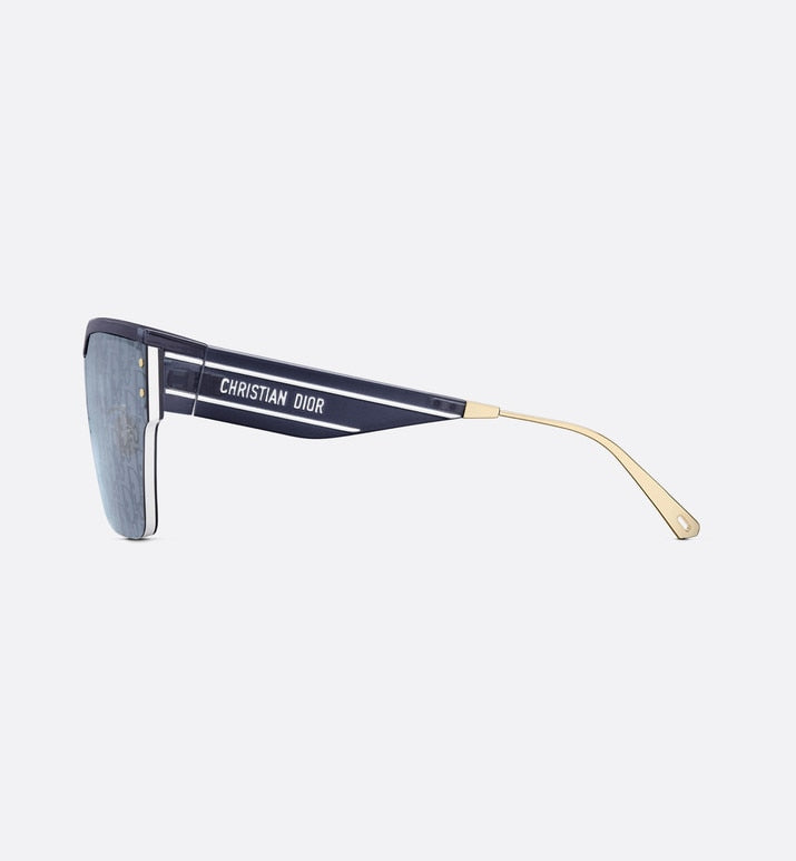 DiorClub M4U • Blue Dior Oblique Mask Sunglasses