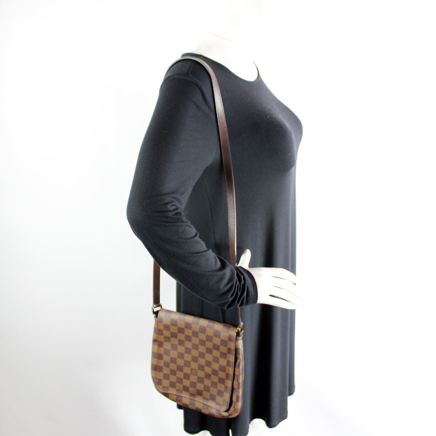 Musette Salsa Long Damier Ebene