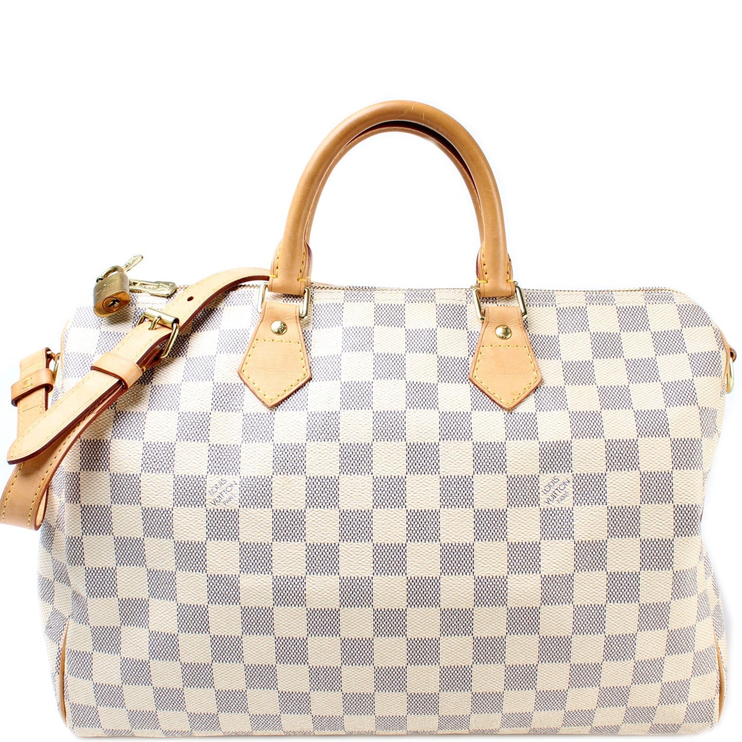 Speedy 35 With Bandouliere Damier Azur