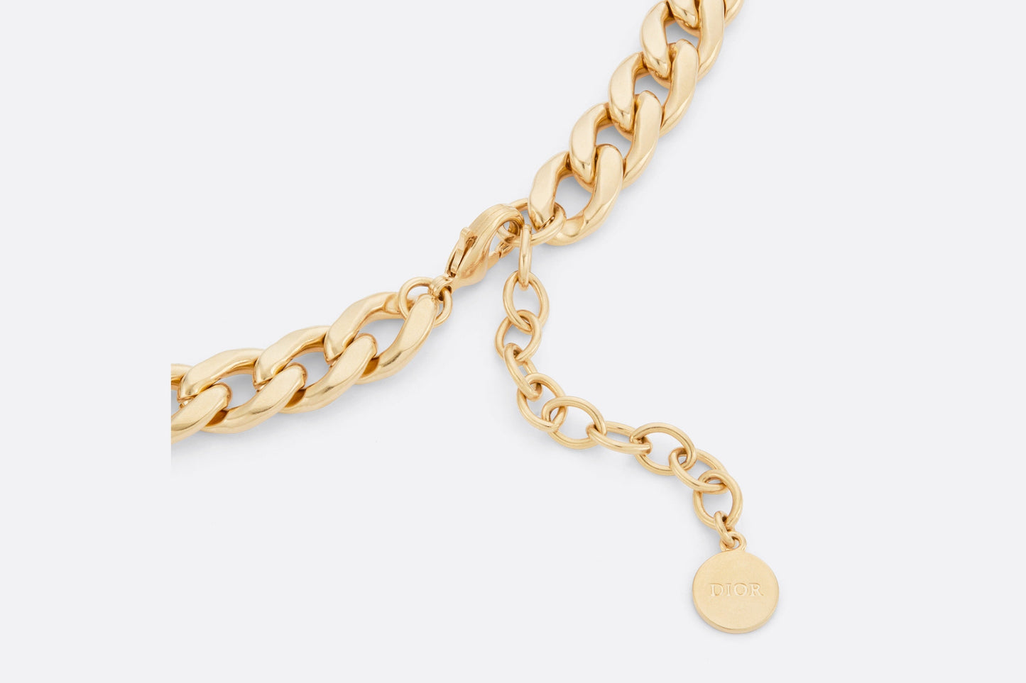 30 Montaigne Necklace • Gold-Finish Metal and Silver-Tone Crystals