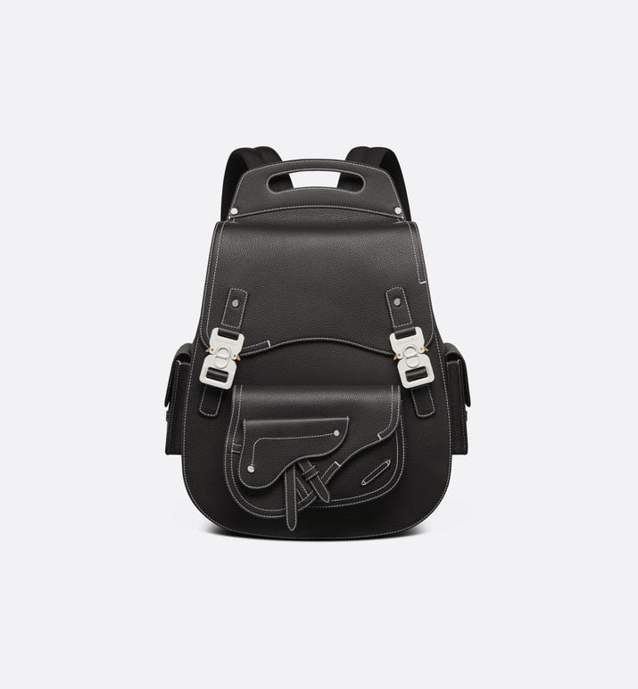 Maxi Gallop Backpack • Black Grained Calfskin