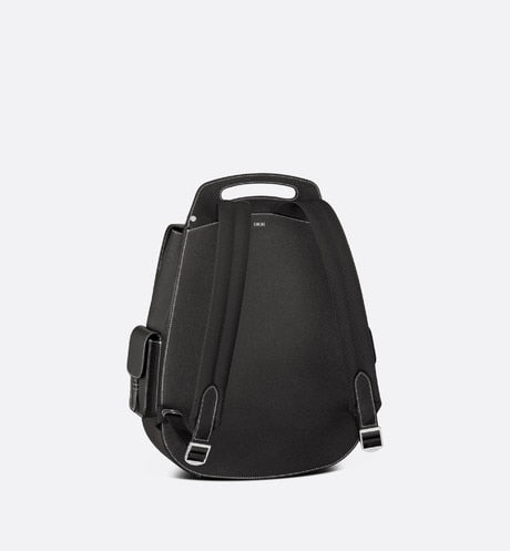 Maxi Gallop Backpack • Black Grained Calfskin