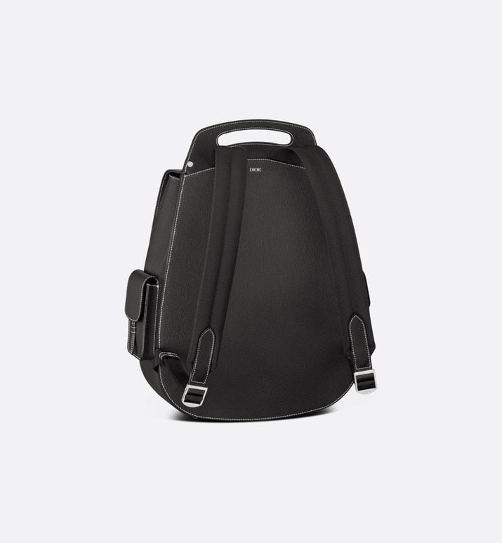 Maxi Gallop Backpack • Black Grained Calfskin
