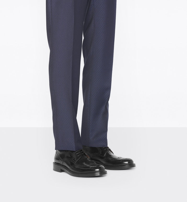 Dior Evidence Derby Brogue • Black Polished Calfskin