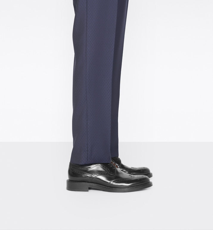 Dior Evidence Derby Brogue • Black Polished Calfskin