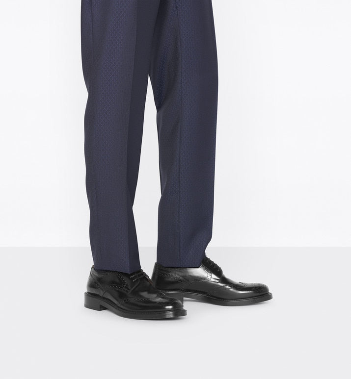 Dior Evidence Derby Brogue • Black Polished Calfskin