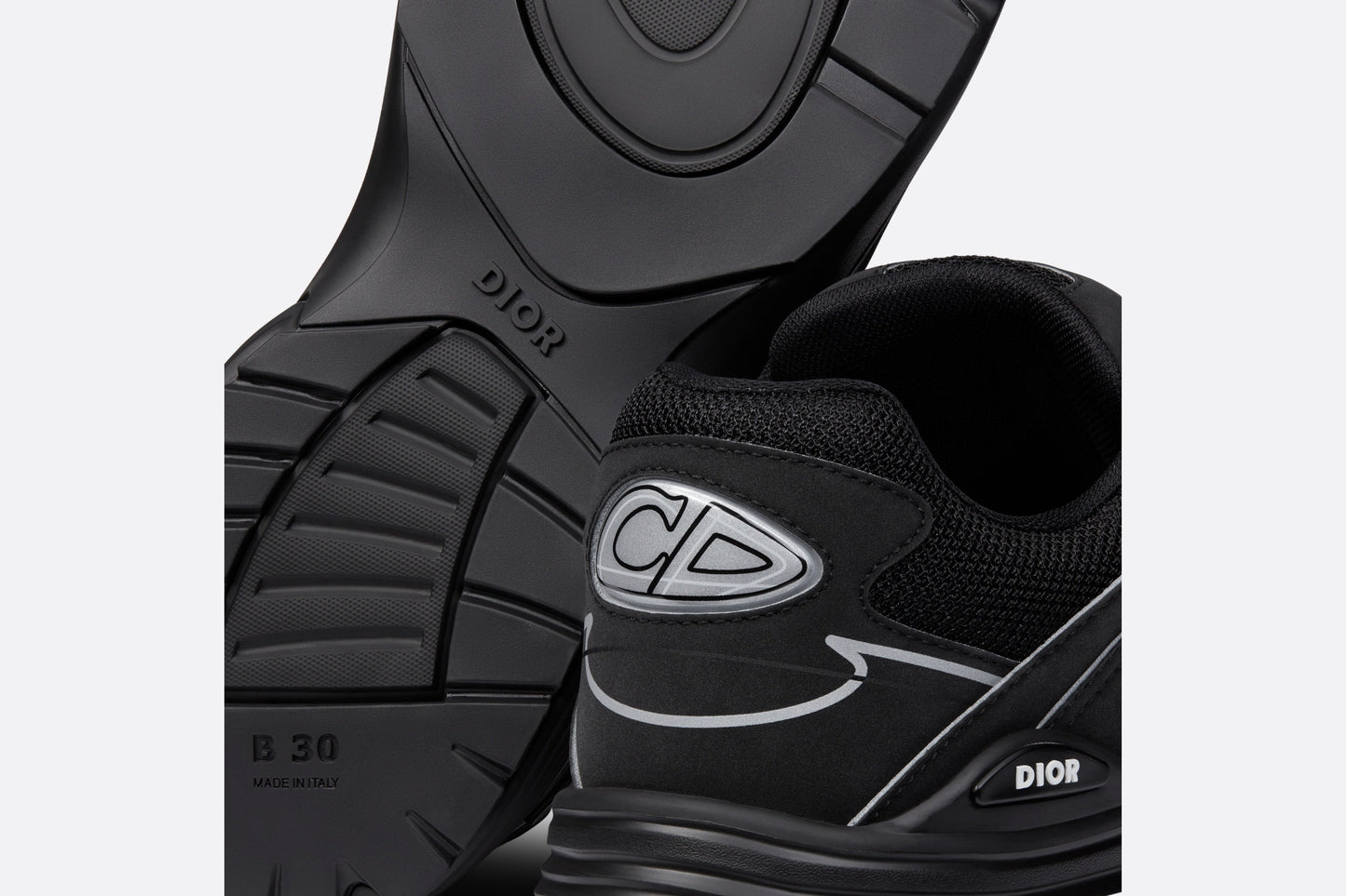 B30 Sneaker • Black Mesh and Technical Fabric