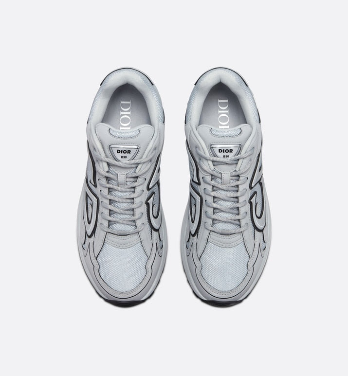 B30 Sneaker • Dior Gray Mesh and Technical Fabric