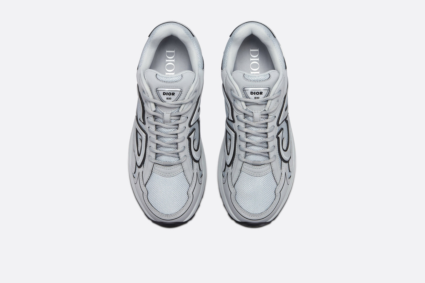 B30 Sneaker • Dior Gray Mesh and Technical Fabric