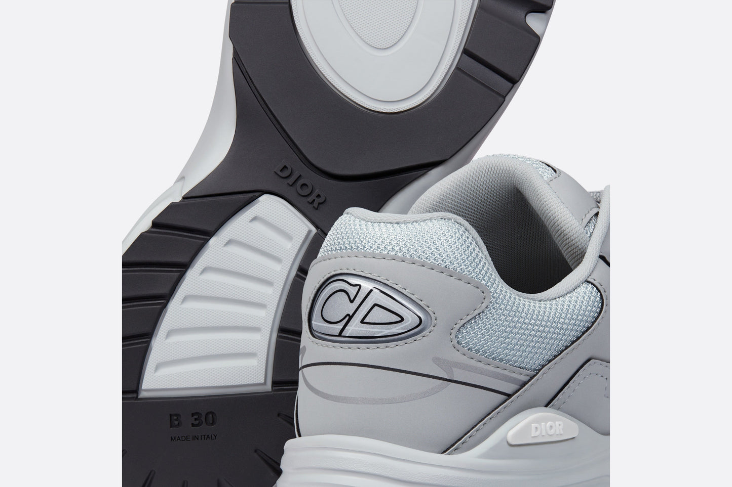 B30 Sneaker • Dior Gray Mesh and Technical Fabric