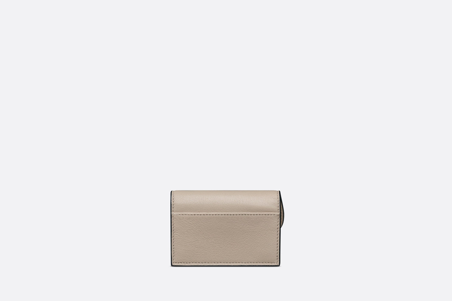 Saddle Flap Card Holder • Sand-Colored Goatskin