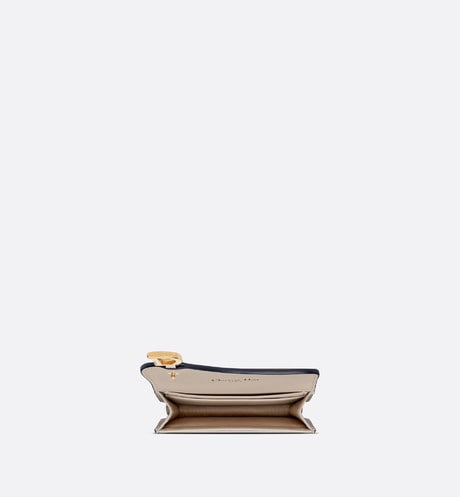 Saddle Flap Card Holder • Sand-Colored Goatskin