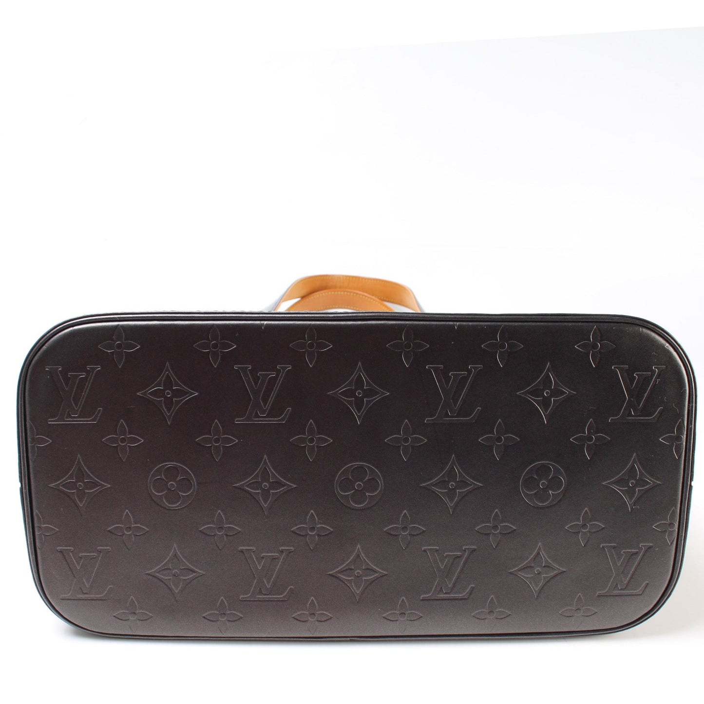 Stockton Monogram Mat Leather