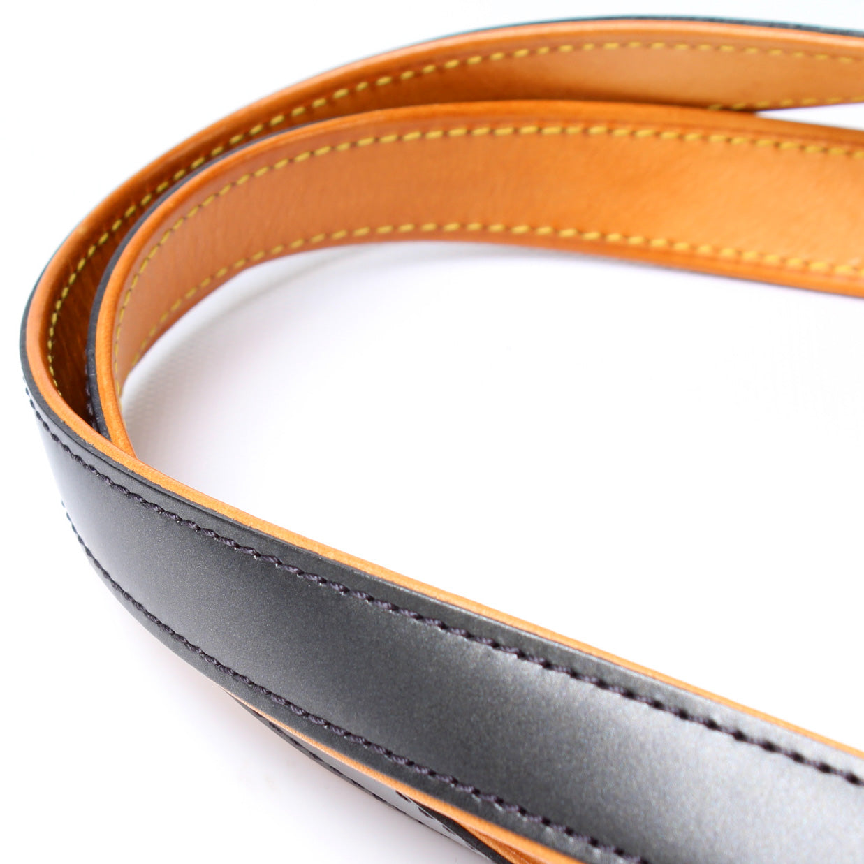 Stockton Monogram Mat Leather