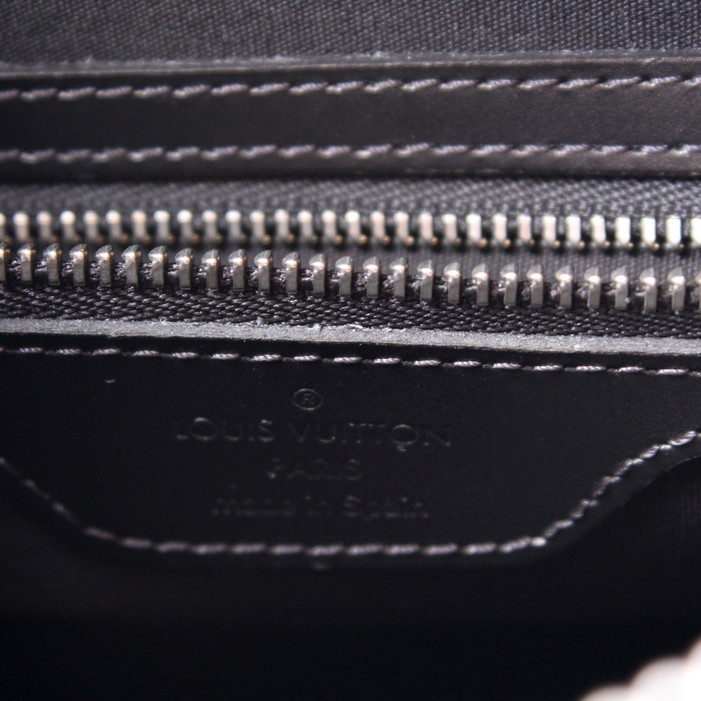 Stockton Monogram Mat Leather