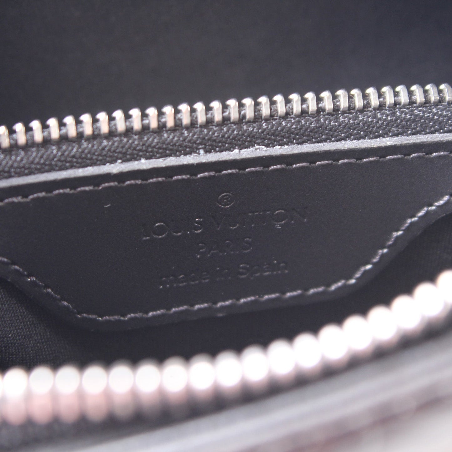 Stockton Monogram Mat Leather