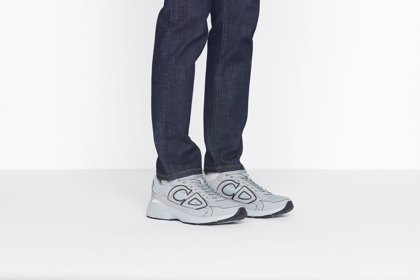 B30 Sneaker • Dior Gray Mesh and Technical Fabric