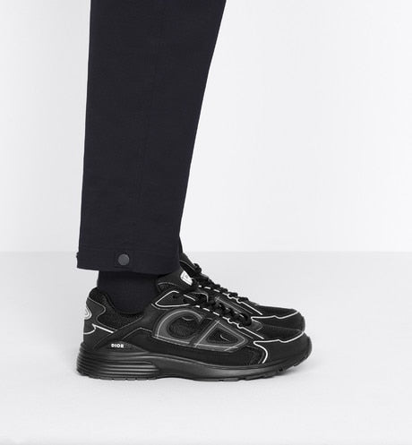 B30 Sneaker • Black Mesh and Technical Fabric