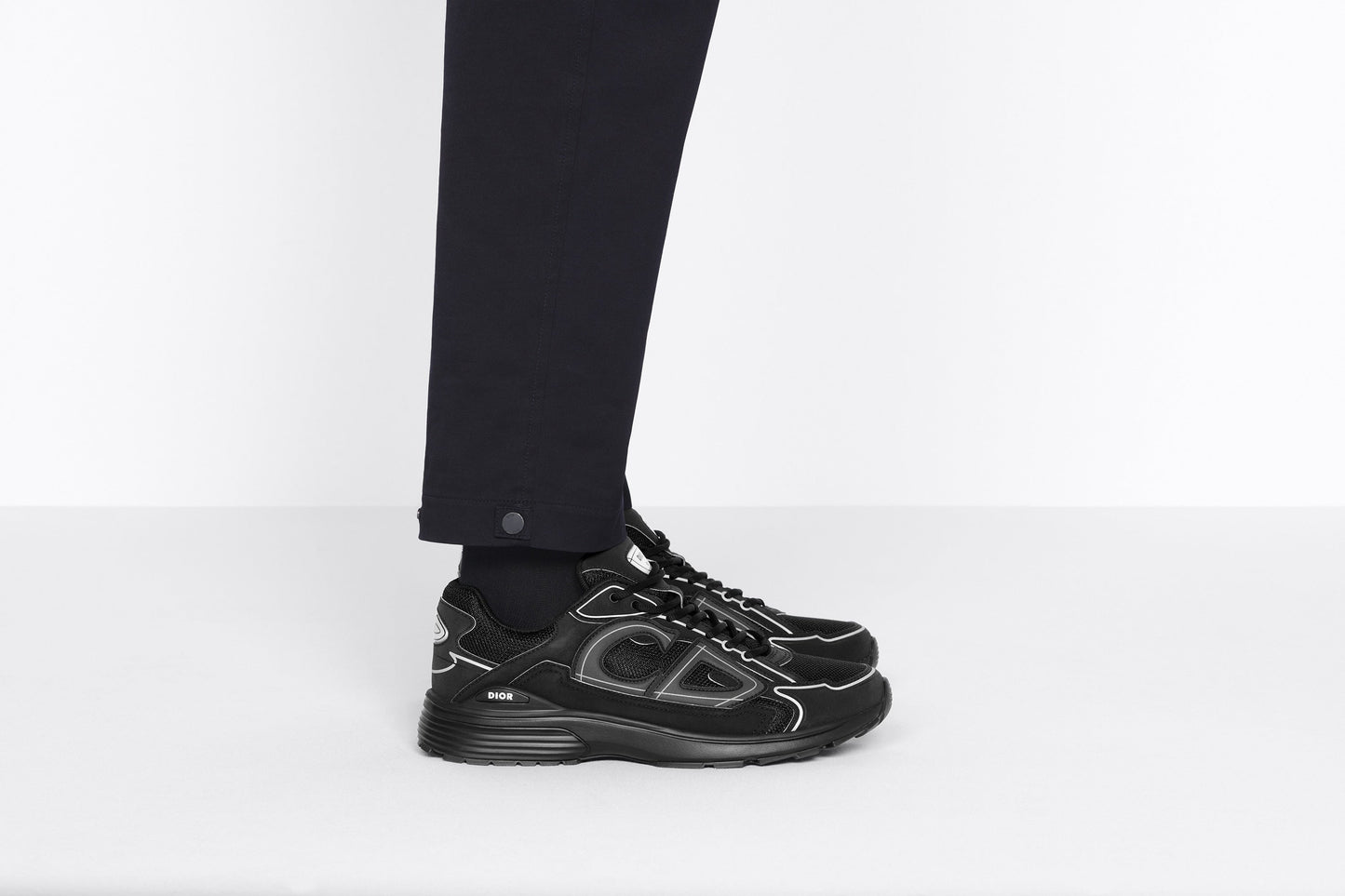 B30 Sneaker • Black Mesh and Technical Fabric