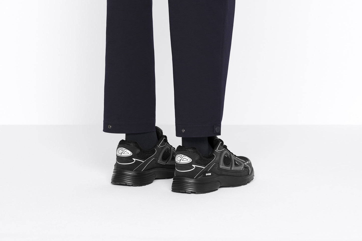 B30 Sneaker • Black Mesh and Technical Fabric