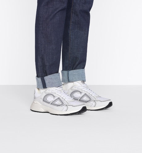 B30 Sneaker • White Mesh and Technical Fabric