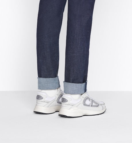 B30 Sneaker • White Mesh and Technical Fabric